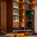 Frissón Cultural Space / On Form Studio - Interior Photography, Closet, Wood, Shelving